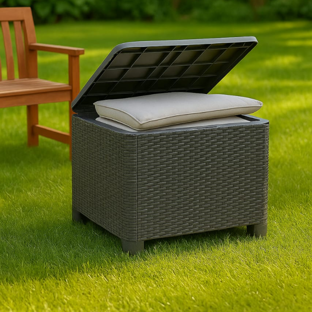 Jabulani 4-Piece Rattan Patio Set with Cushions